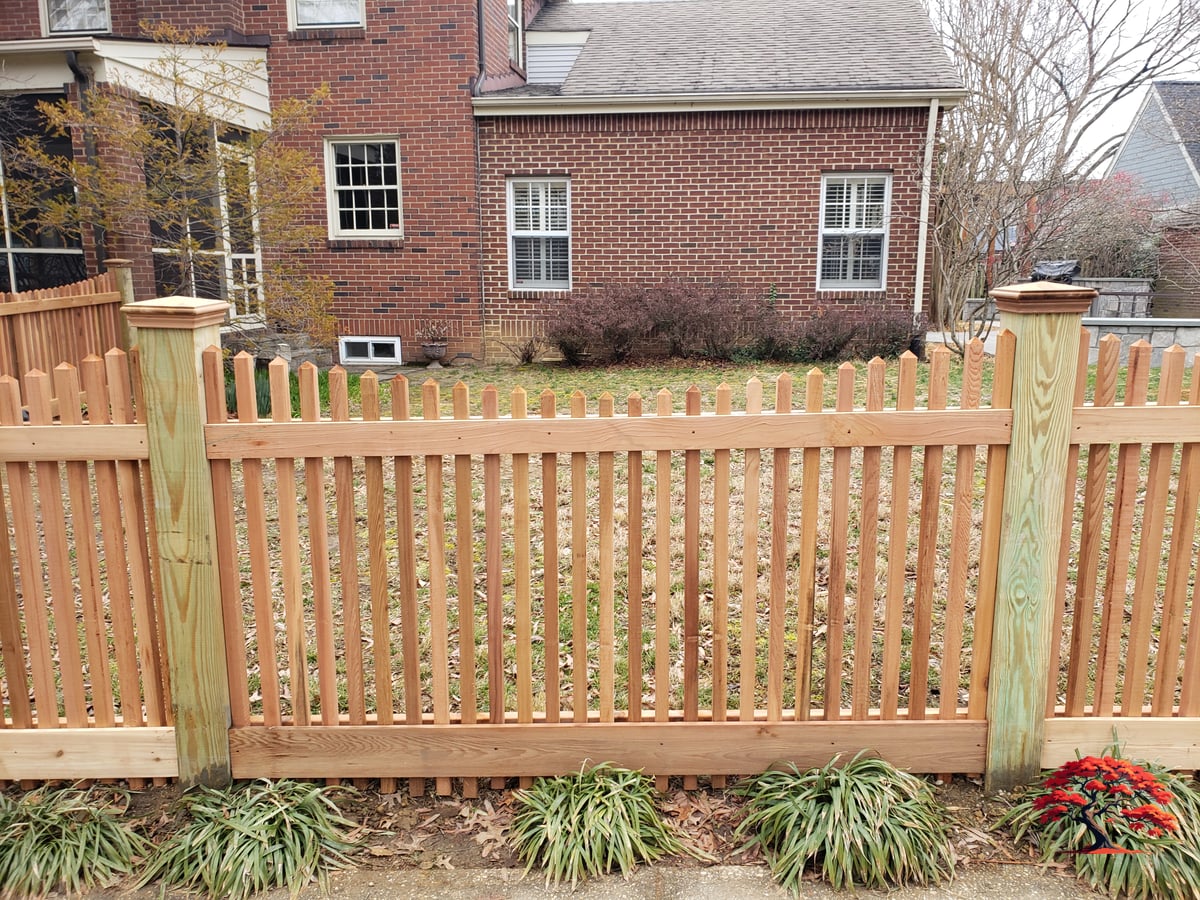 Picket fence installation